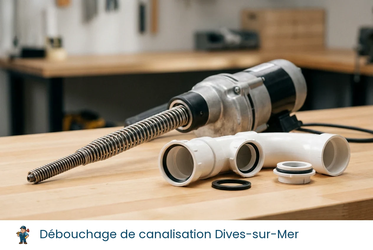 Débouchage de canalisation à Dives-sur-Mer