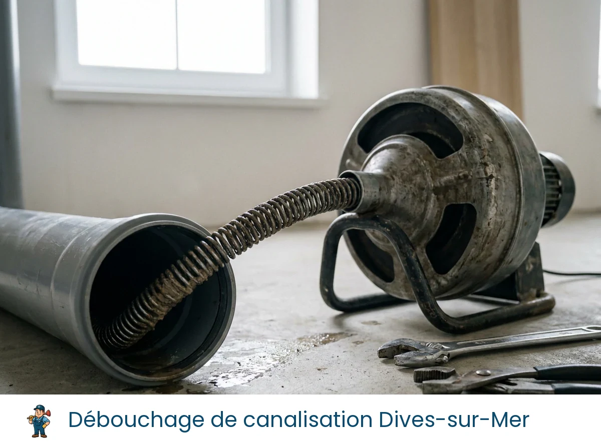 Débouchage de canalisation à Dives-sur-Mer