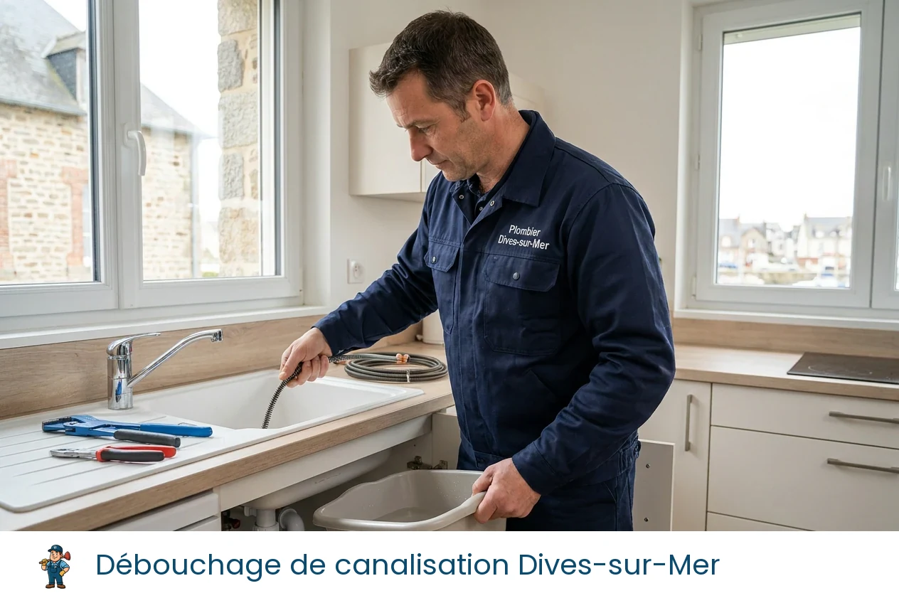 Débouchage de canalisation à Dives-sur-Mer