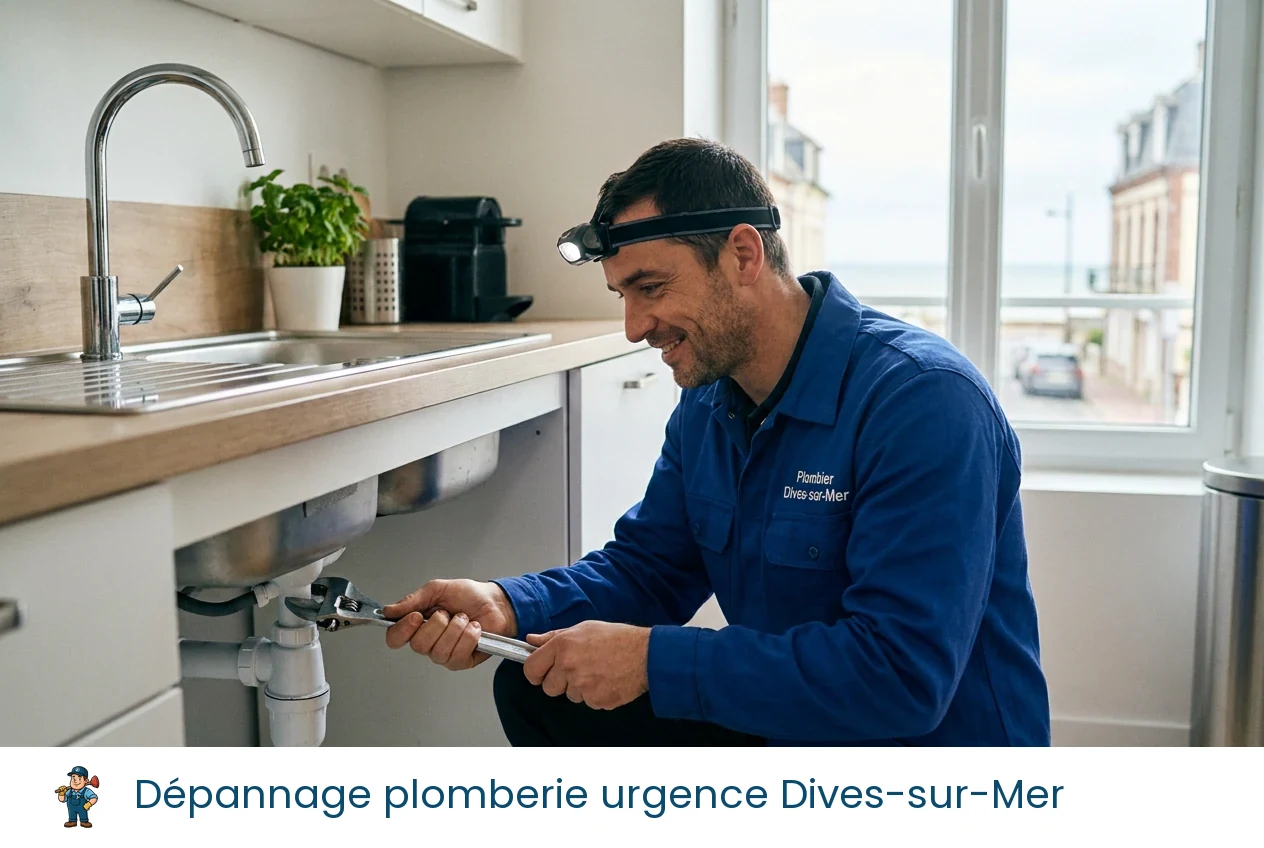 Dépannage plomberie urgence à Dives-sur-Mer