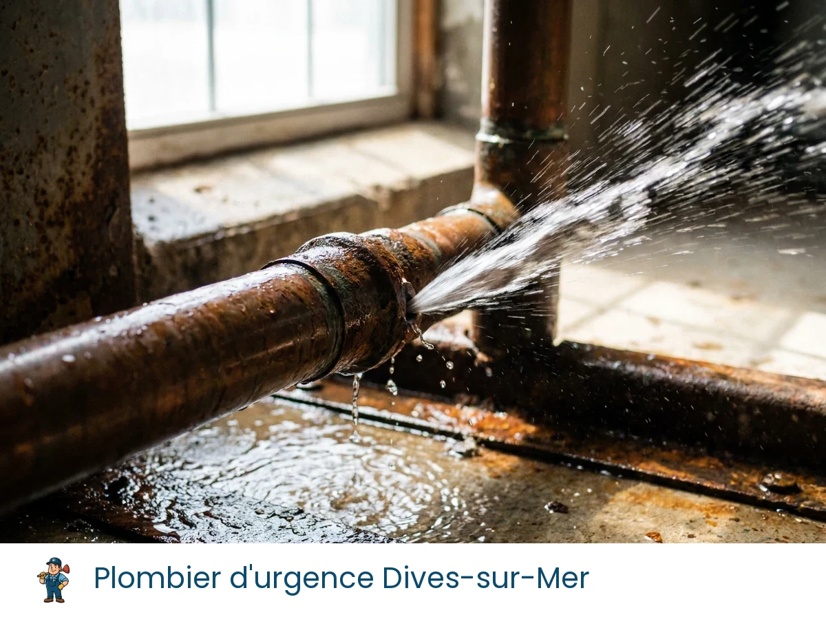 Plombier d'urgence à Dives-sur-Mer
