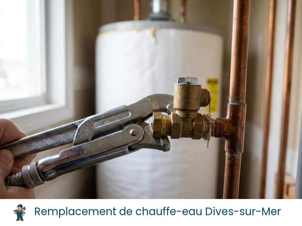 Remplacement de chauffe-eau à Dives-sur-Mer