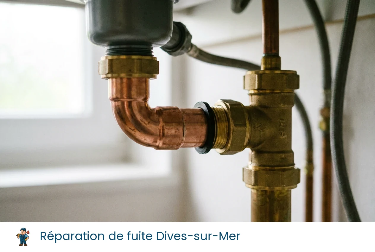 Réparation de fuite à Dives-sur-Mer