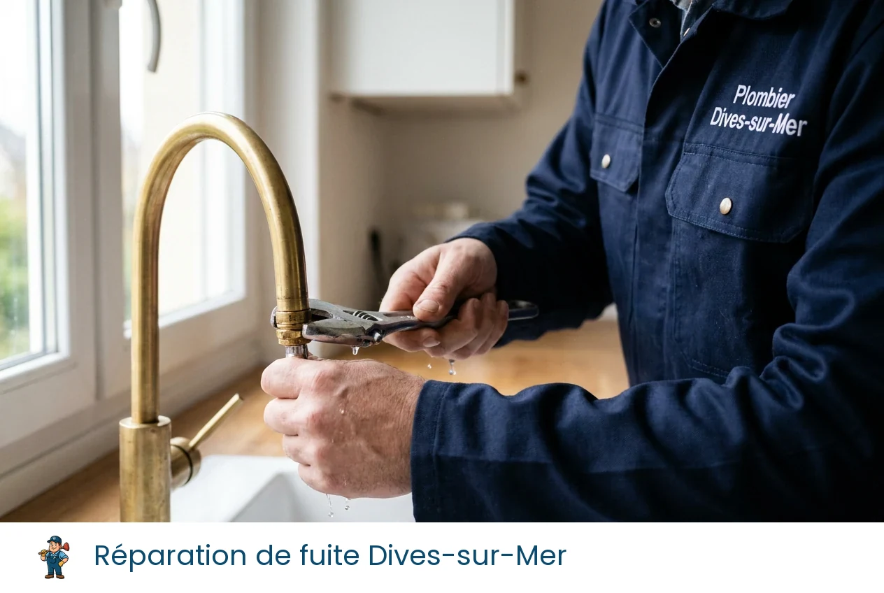 Réparation de fuite à Dives-sur-Mer
